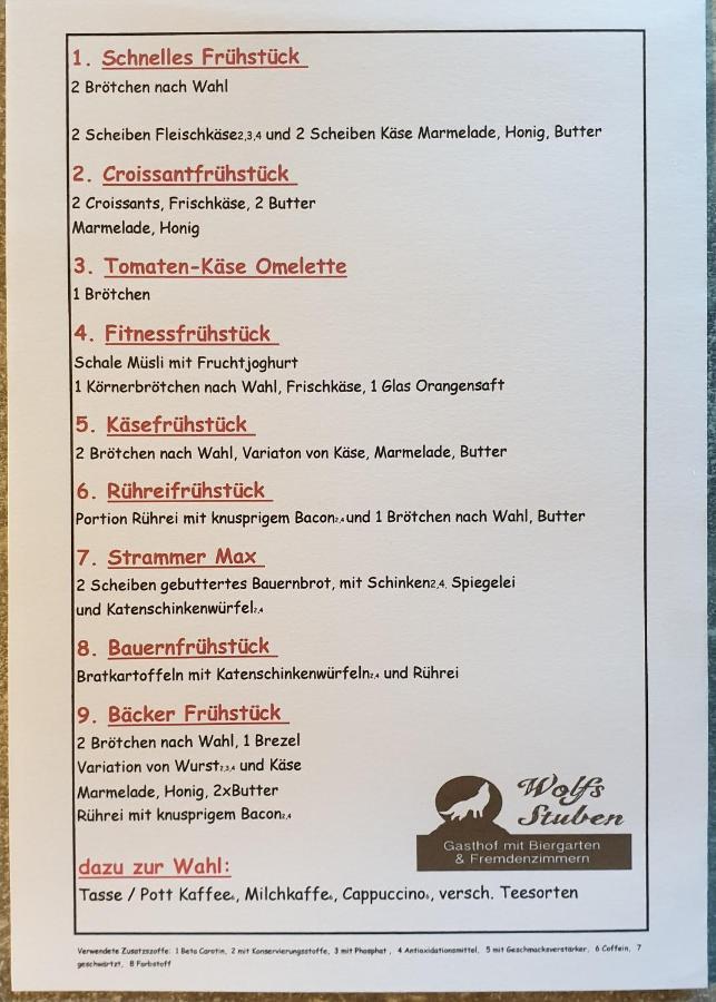 Gasthof Wolfs Stuben 레켄바크엔더피스 외부 사진